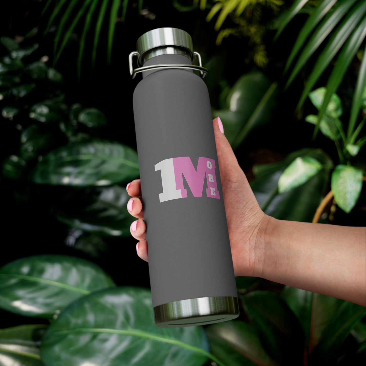 PINK 1M COPPER VACUME INSULATED BOTTLE, 22OZ