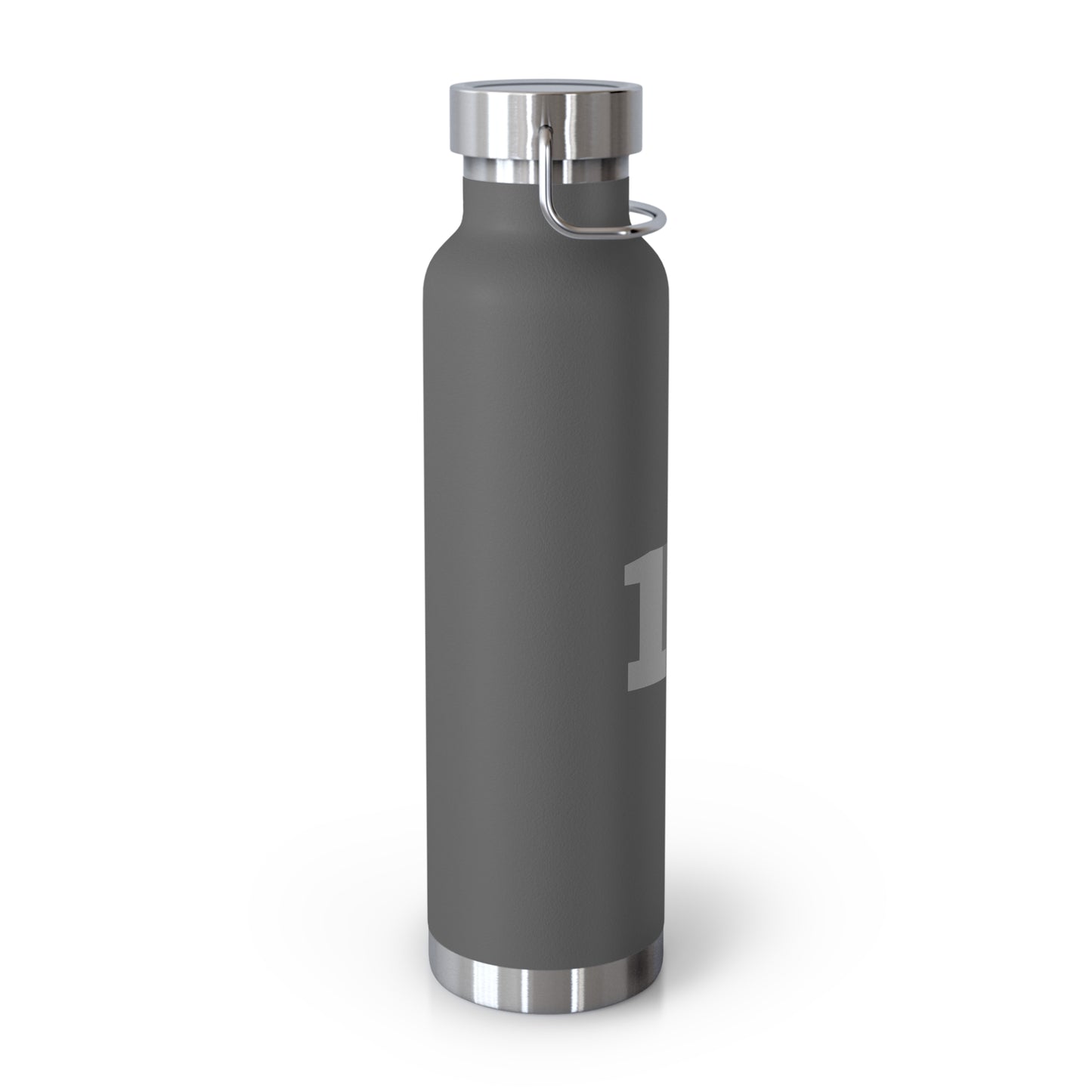GREY 1M COPPER VACUME INSULATED BOTTLE, 22OZ