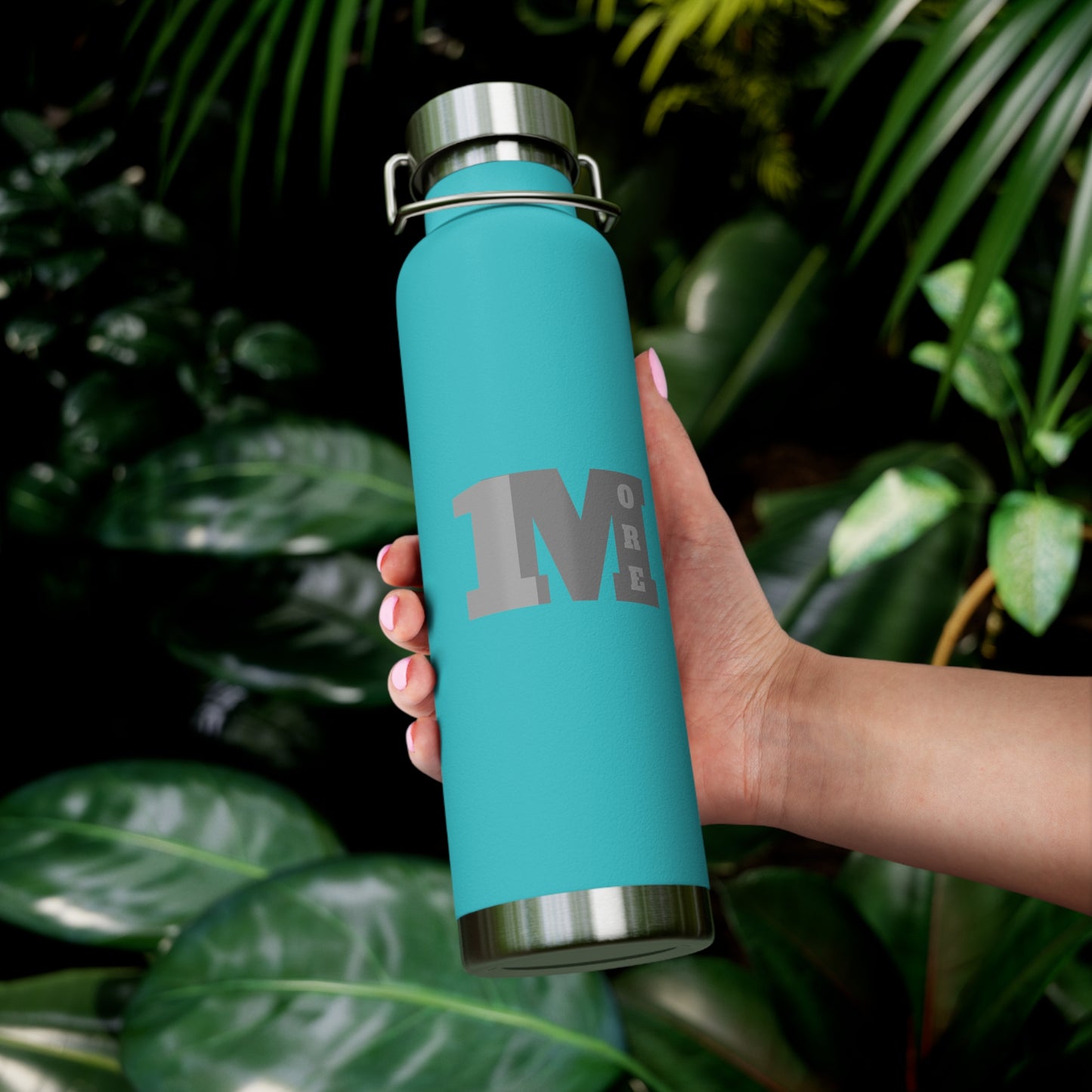 MINT GREEN 1M COPPER VACUME INSULATED BOTTLE, 22OZ