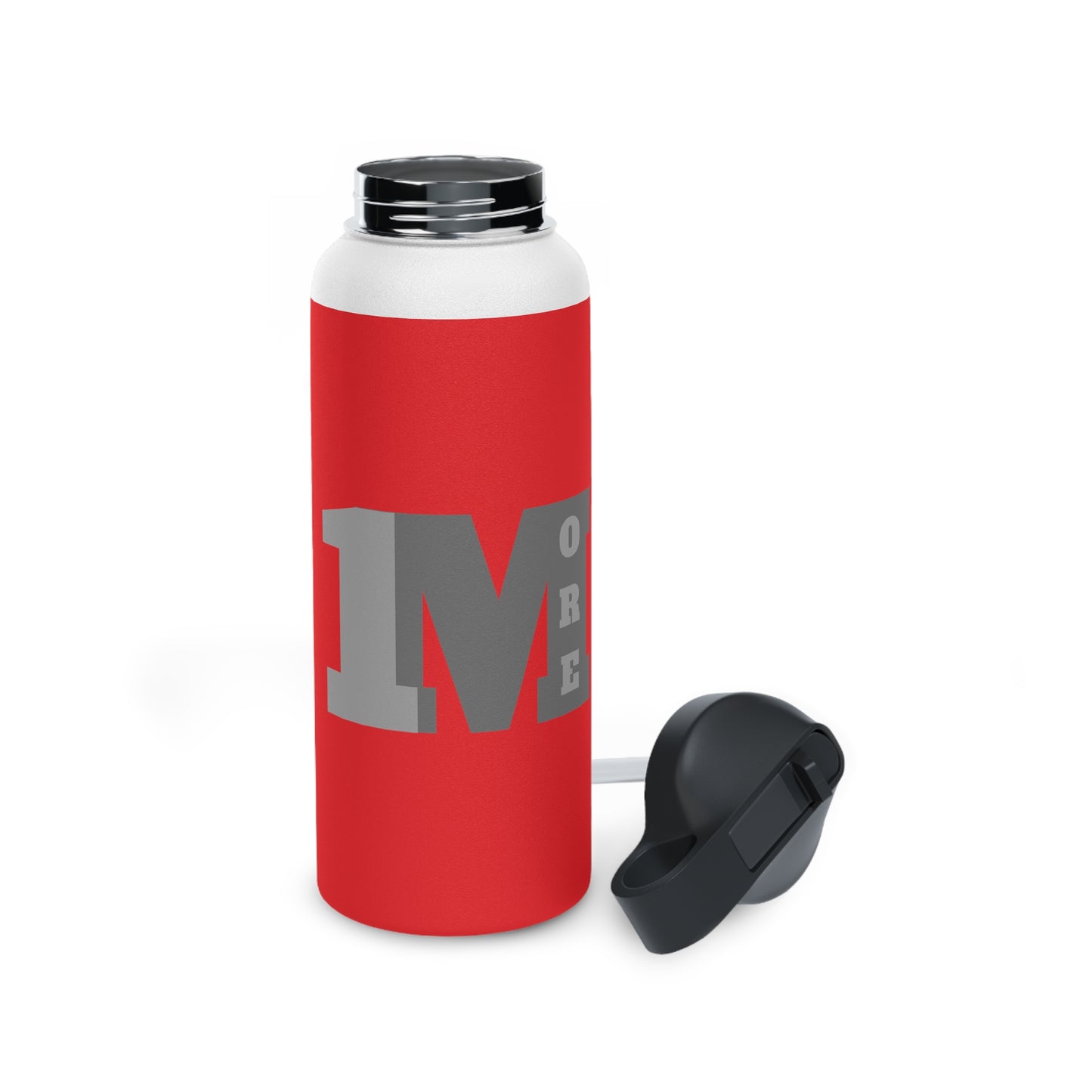 RED 1M STAINLESS STEEL WATER BOTTLE
